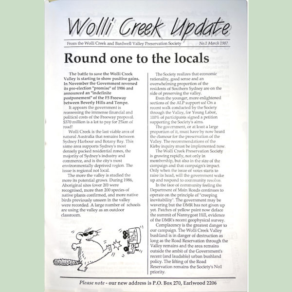 Wolli Creek Updates (bound) 1987-2006