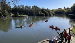 Eco-paddlers set off from River Canoe Club on Cooks River
