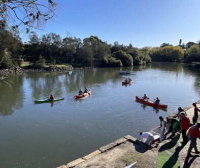 Eco-paddlers set off from River Canoe Club on Cooks River