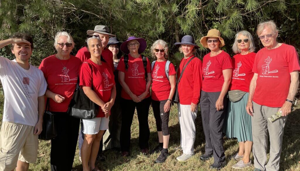 members with T shirts