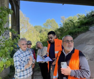 Committee members meet CBCity engineers