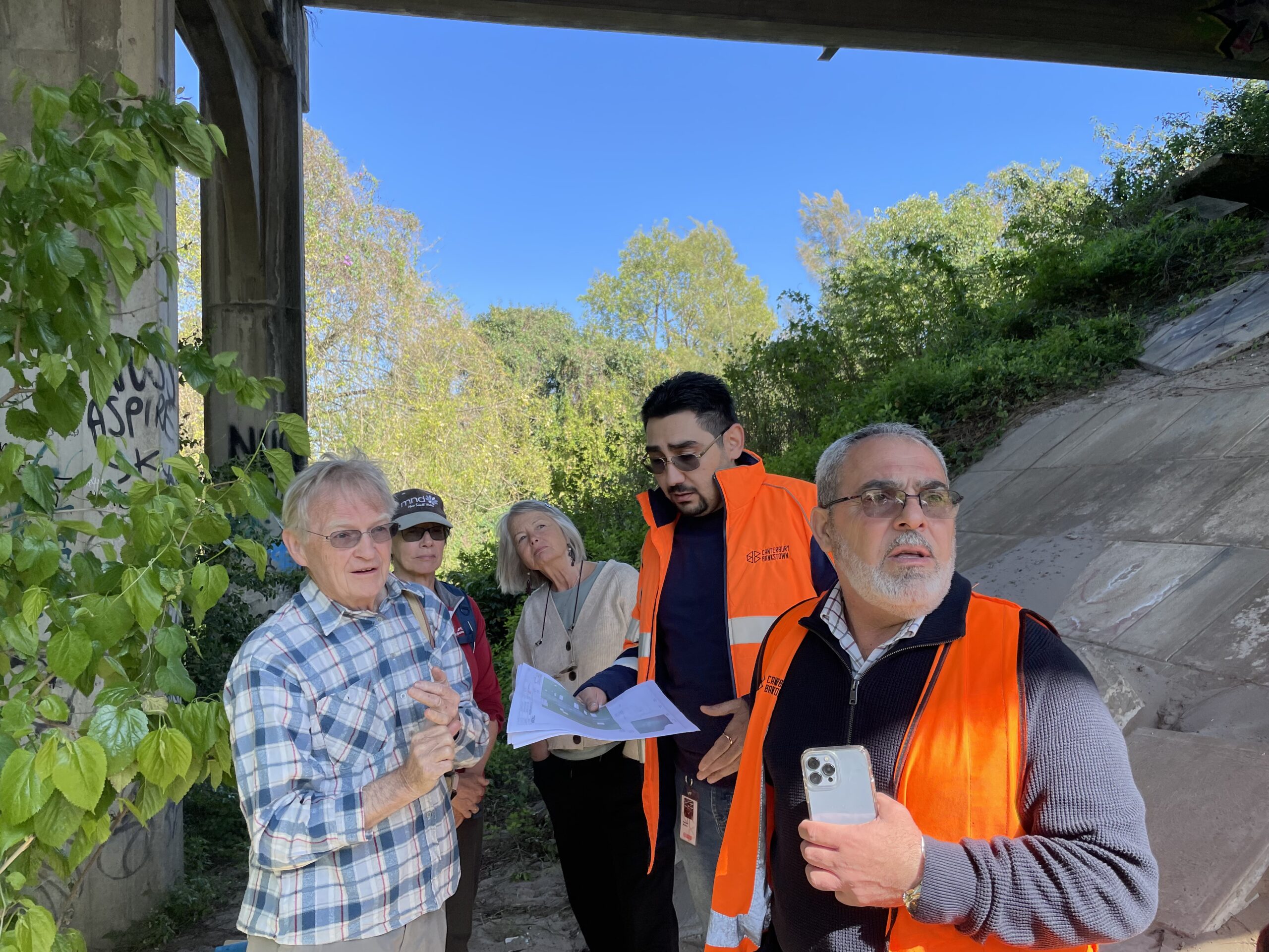 Committee members meet CBCity engineers