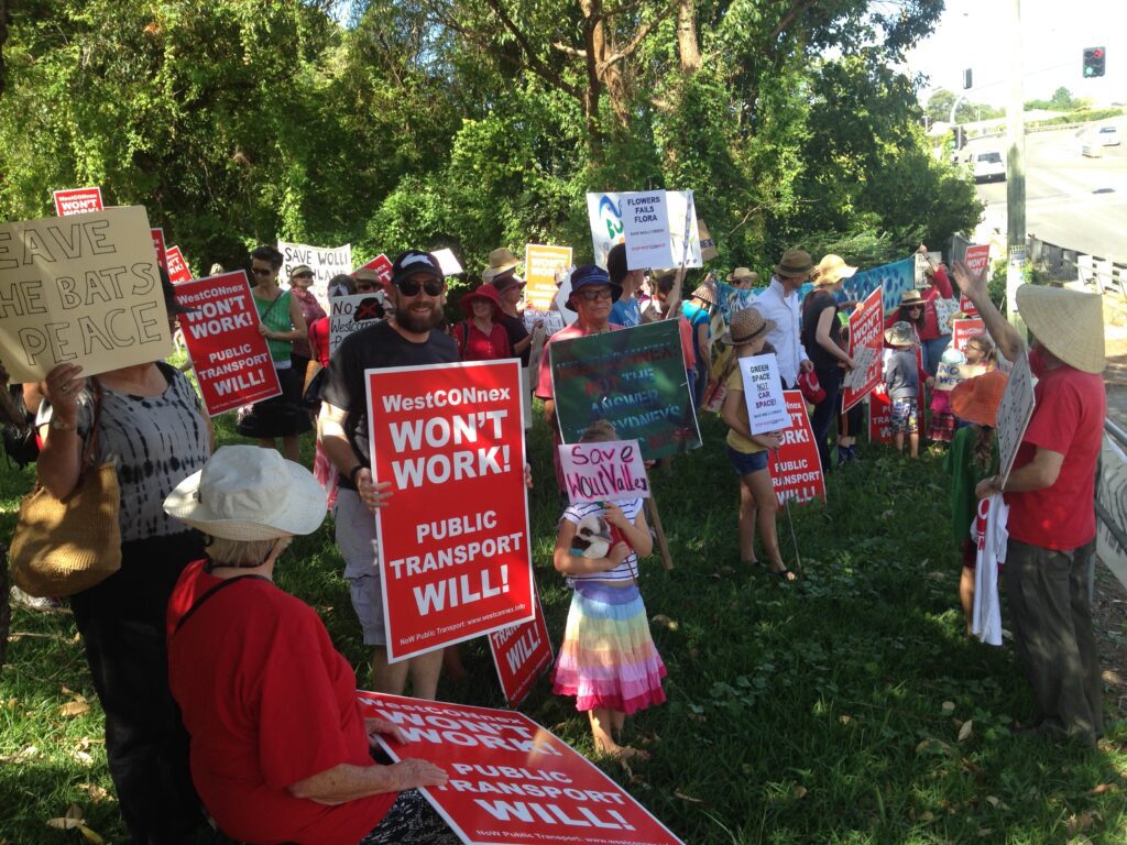 Westconnex motorway protest