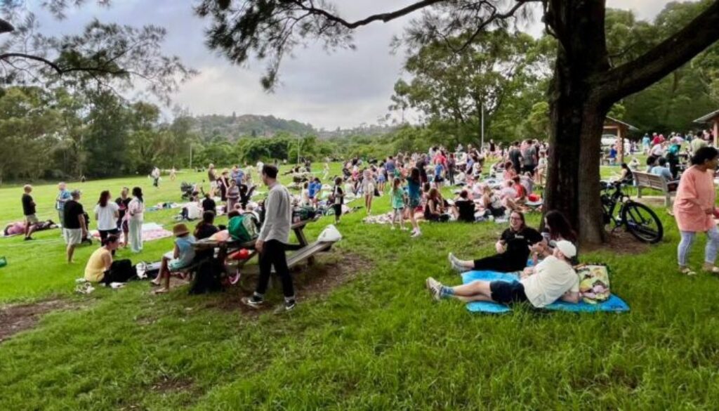 bat picnic panorama